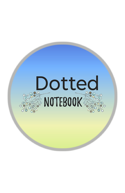 Cuaderno Punteado, Degradado Pastel
