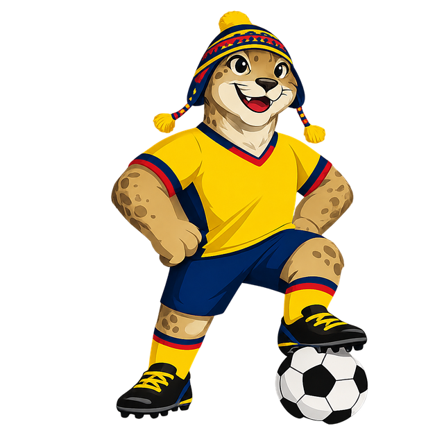 Free ecuador puma mascot football mascot vector