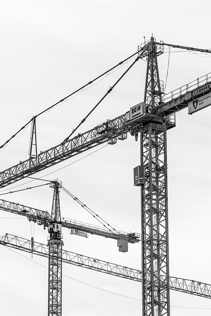 Kran, Industri, Konstruktion, Byggeri