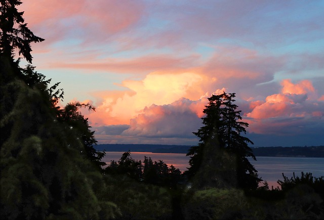 Free Sunset Nature photo and picture
