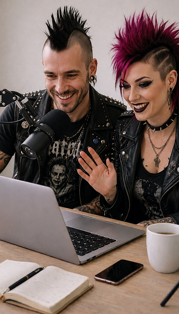 Free Couple Punk illustration and picture