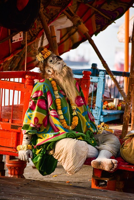 Free Sadhu Garland photo and picture
