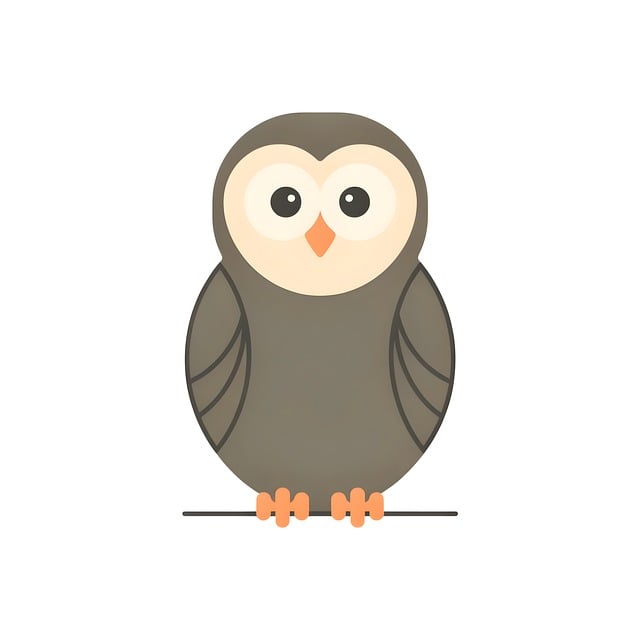 Búho, Personaje Animado, Lindo Diseño