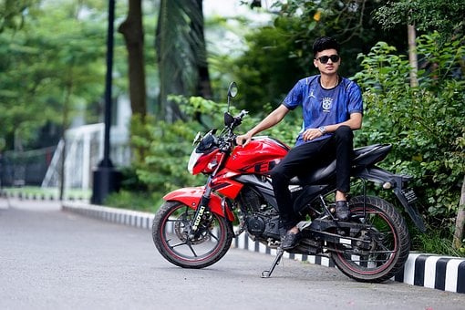 Menino, Motocicleta, Jersey
