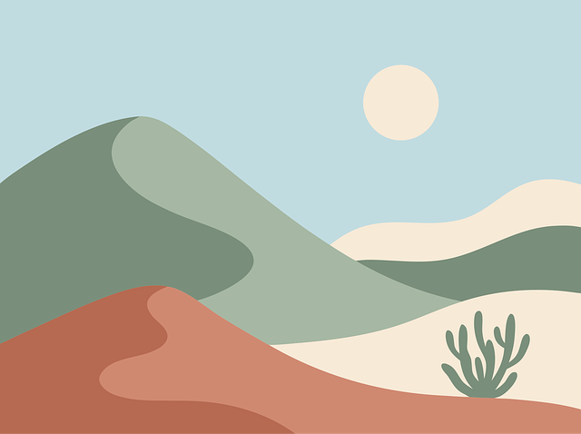 Desierto, Paisaje, Montaña, Duna, Arena