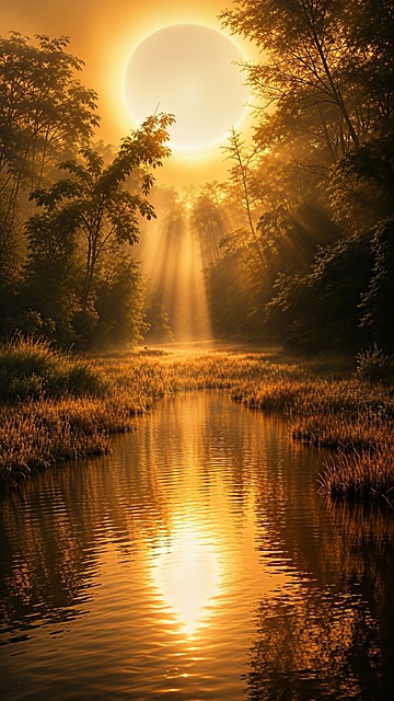 Natur, Morgen, Sonnenaufgang, Nebel