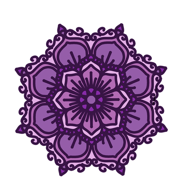 Free mandala design pattern illustration