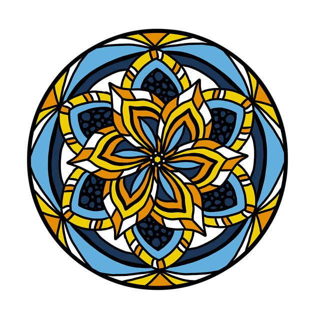Free mandala abstract art illustration