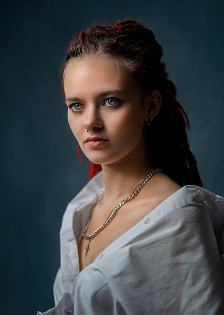 Mulher, Retrato, Dreadlocks, Moda