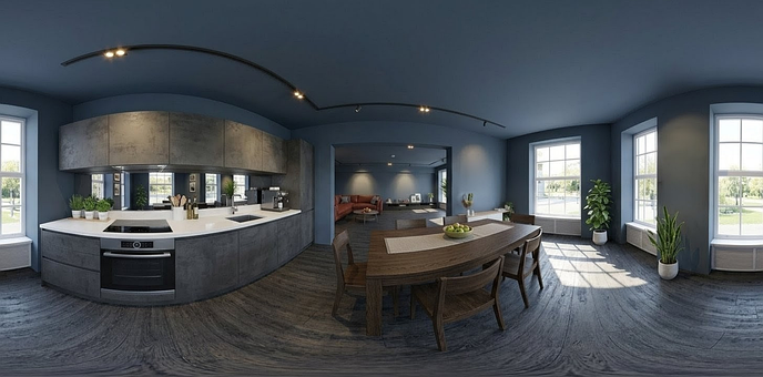 Moderná Kuchyňa, 360 Panoráma