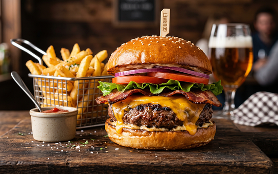Burger, Hamburger, Cheeseburger
