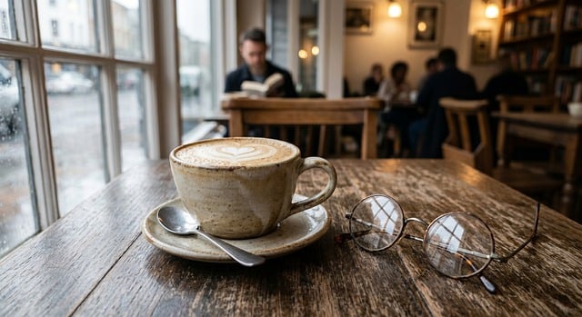 Kaffee, Latte, Latte Art, Herz, Café