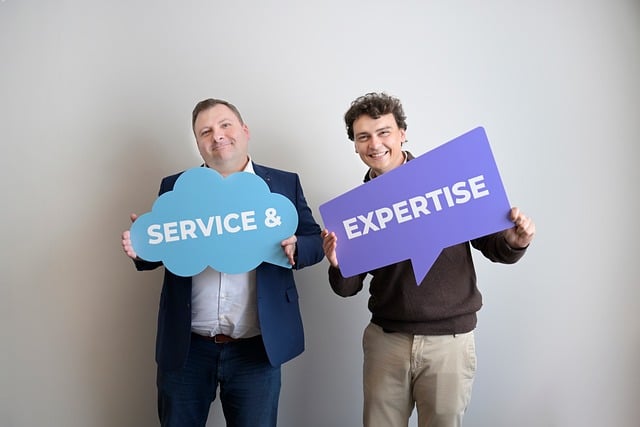 Service, Expertise, Männer, Geschäft