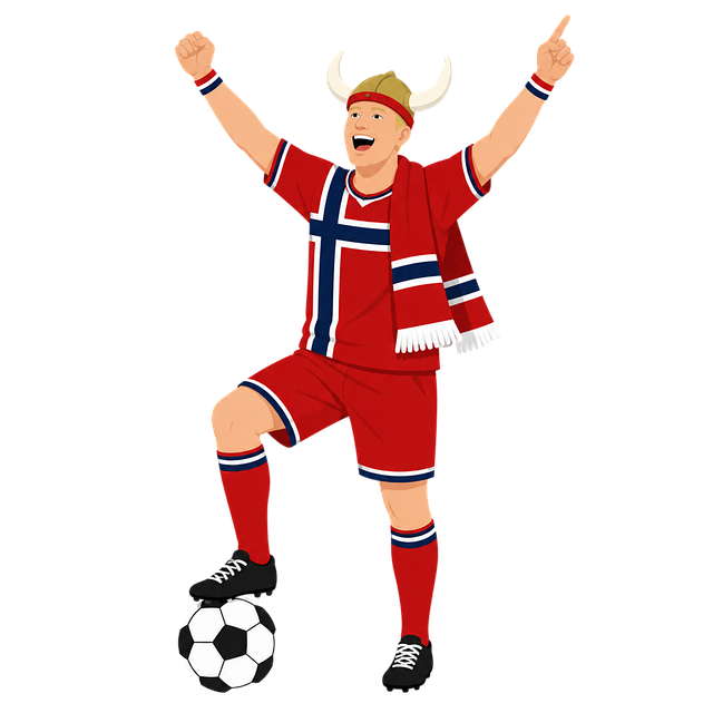 Free norway norwegian supporter supporter vector