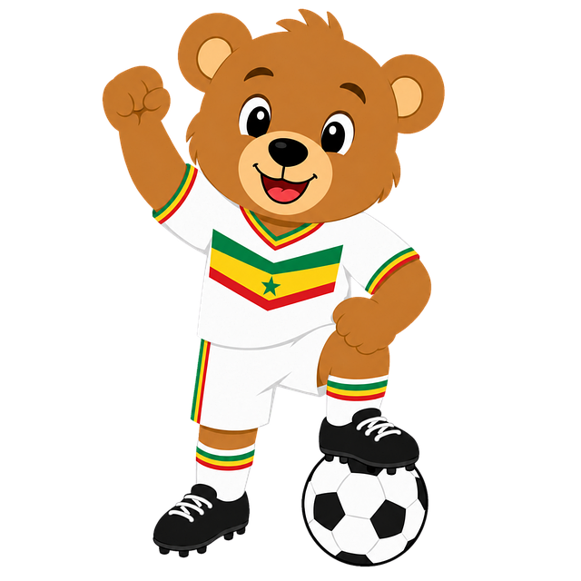 Teddybjørn, Maskot, Fotballspiller