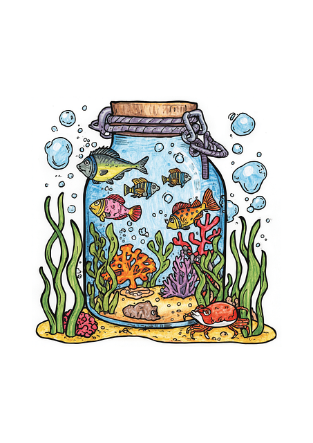 Free Aquarium Fish illustration and picture
