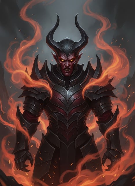 Dæmon, Djævel, Horn, Rustning, Kriger