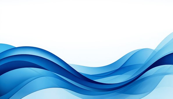 Free Abstract Blue Wave photo and picture