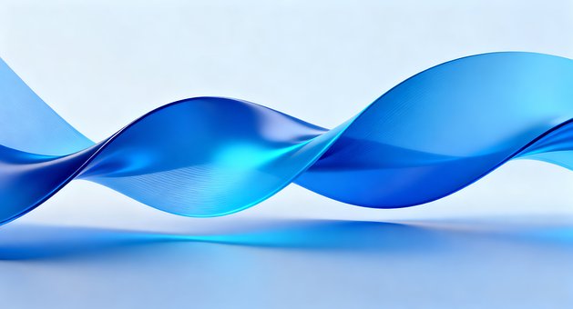 Free Blue Wavy illustration and picture