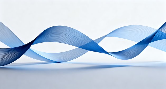 Free Abstract Blue Wave illustration and picture