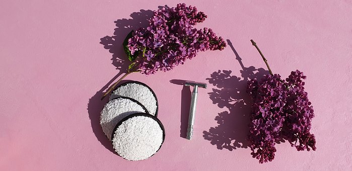 Lilla, Barberhøvel, Rosa, Pads, Hygiene