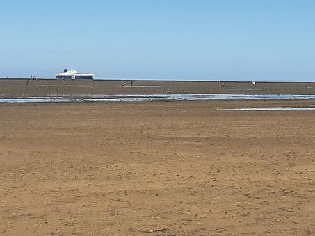 Strand, Skib, Landskab, Horisont, Hav