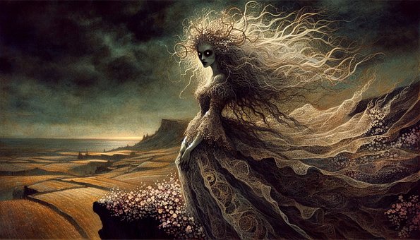 Fantasie, Gotisch, Spook, Landschap