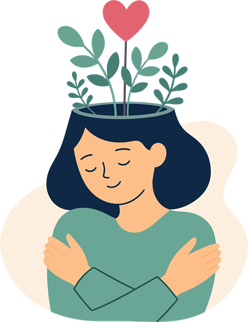 Free self-love self-care mental health vector
