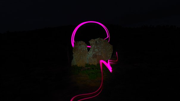 Free Light Painting Long Exposure photo and picture