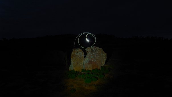 Free Light Painting Long Exposure photo and picture