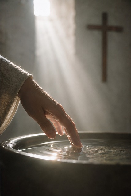Free Hand Holy Water photo and picture