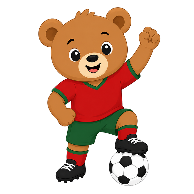 Free football mascot morocco vector