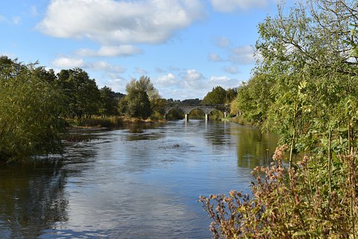 Flod, Bro, Stensbro, Naturlandskab