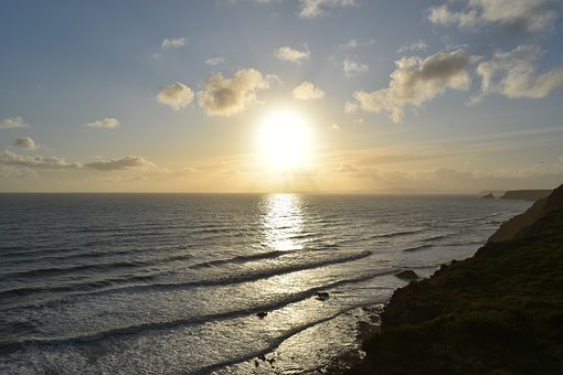 Solnedgang, Kyst, Irlandsk