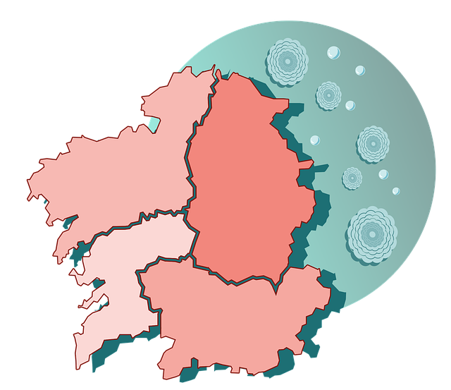 Free galicia map spain illustration