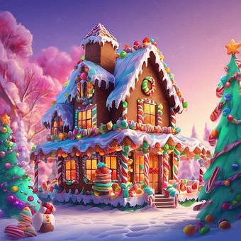 Kerstmis, Peperkoekhuis, Snoep