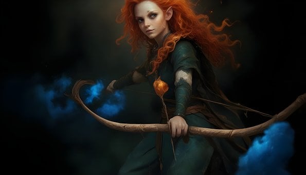 Fantasie, Mädchen, Rote Haare