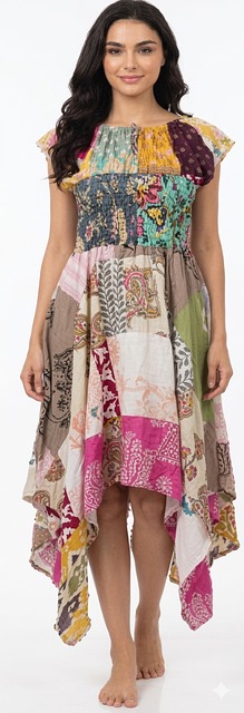 Handgemachtes Kleid, Baumwollkleid