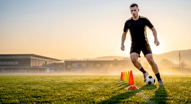 Fußball, Fußballspieler, Dribbling