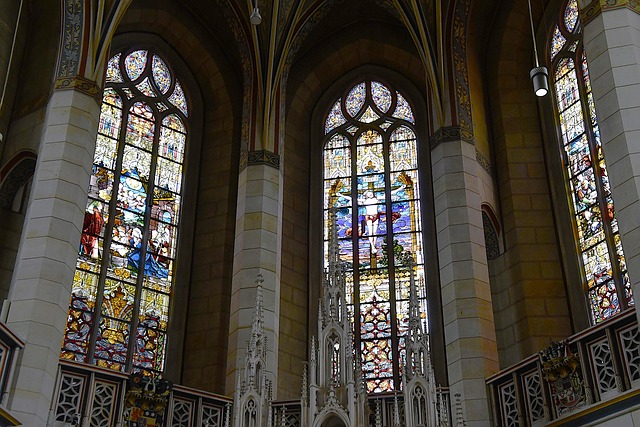 Free Church Stained Glass photo and picture