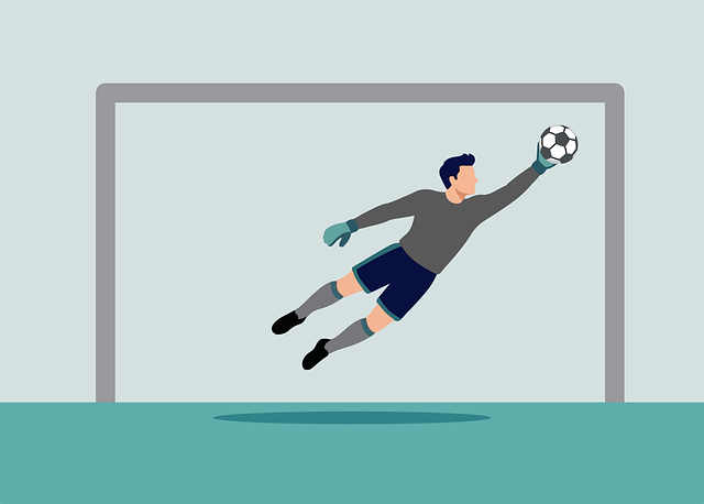 Free football goalkeeper match vector