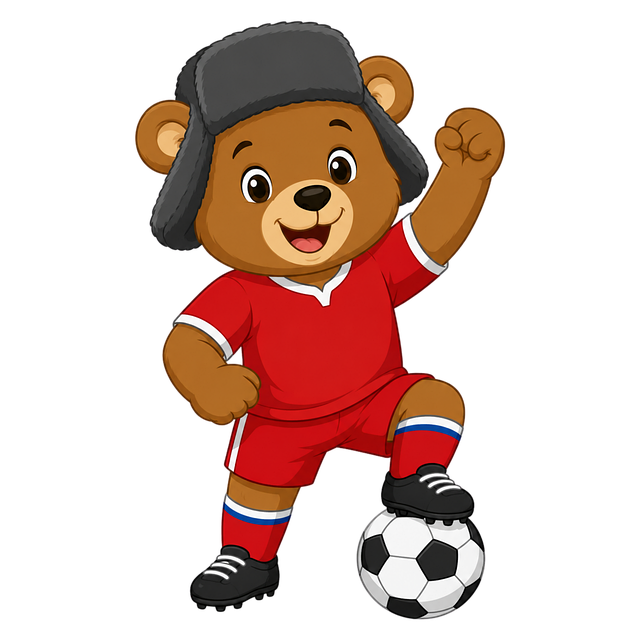 Free mascot football teddy vector