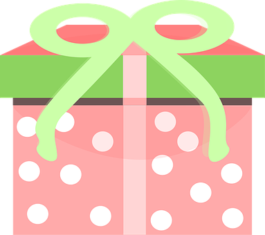Geschenk, Rosa, Geschenk Box