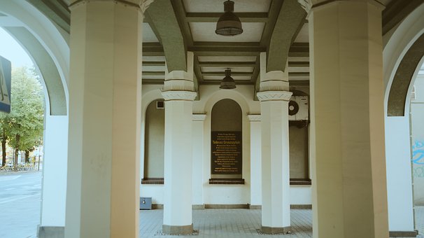 Arkitektur, Bygning, Arkade, Gade, By