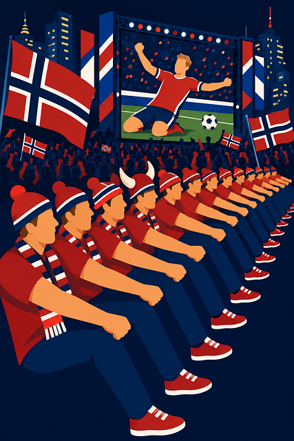 Norge, Norsk, Fodbold, World Cup, Fans