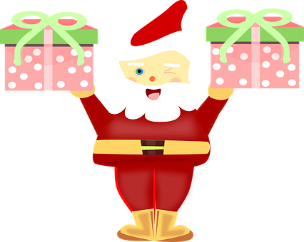 Weihnachtsmann, Geschenk, Weihnachten