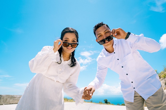 Gafas De Sol, Pareja, De La Mano, Amor