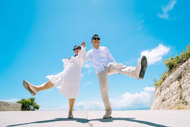 Baile, Pareja, Felicidad, Al Aire Libre