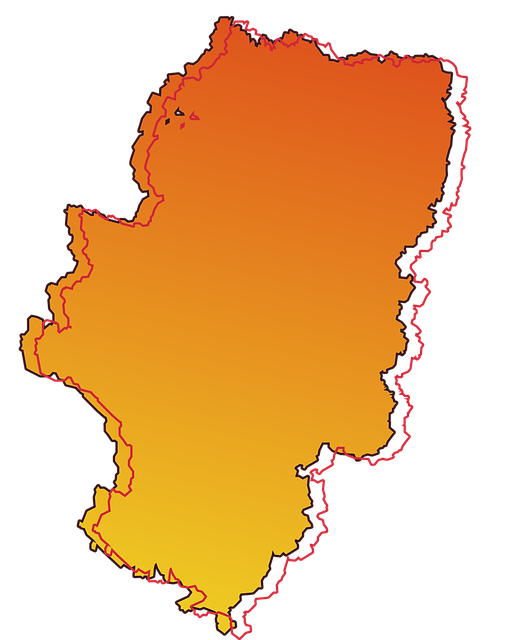 Free aragon map spain vector