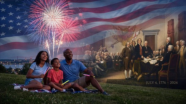 Free Family Grass illustration and picture